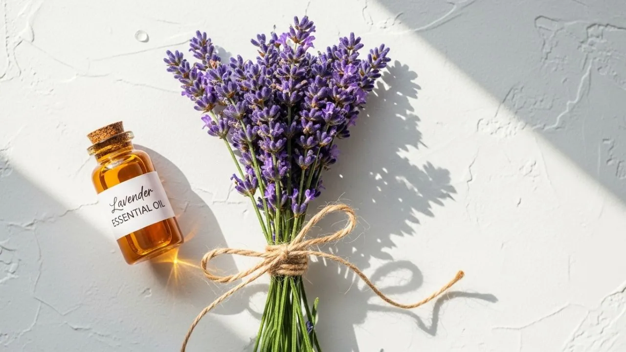Bundle of lavender - used in aromatherapy for sleep