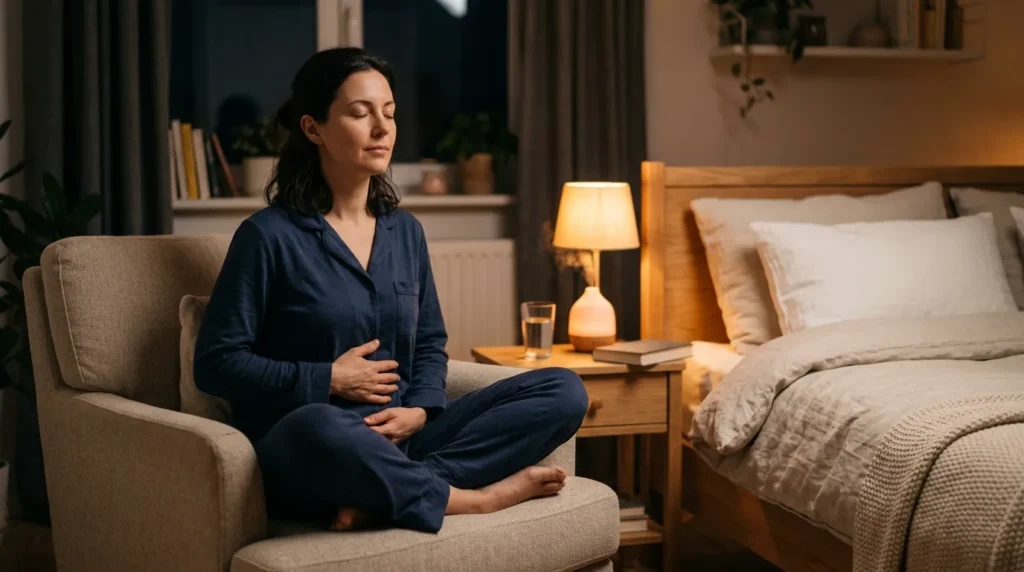 Relaxation exercises for nighttime anxiety and sleep